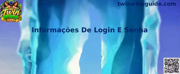 Informações de login e senha