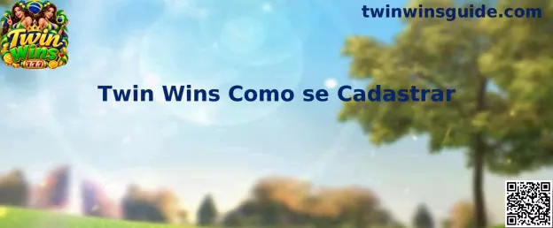 Interface de Cadastro da Twin Wins